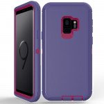 Galaxy S9+ (Plus) Armor Robot Case (Purple Hot Pink)